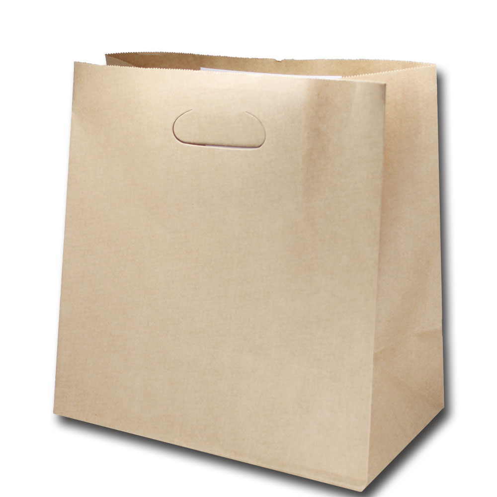 HE1511BBrown Paper Bag With DieCut Handle (Reinforced Base) Kwong