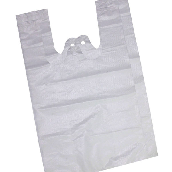 ED0504Milky White Plastic Carry Bag (Thick) - Kwong Wah Paper Product ...